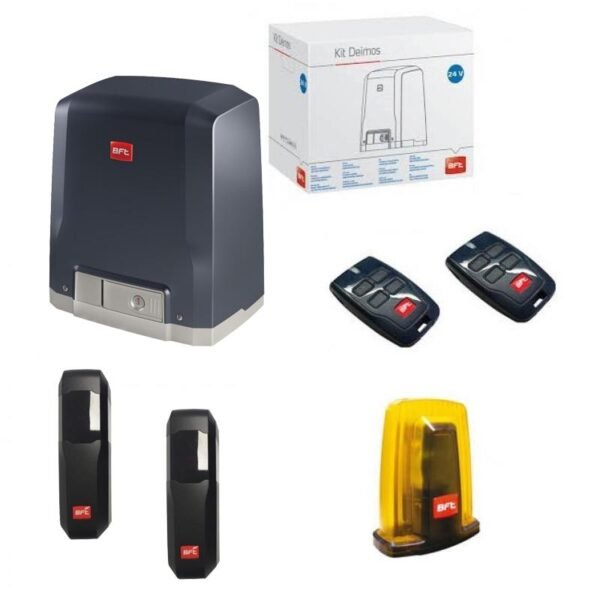 BFT  Deimos BT A400 24v sliding gate opener kit for gates up to 400kg in weight, 2x Remote Control, With Installation - Image 6
