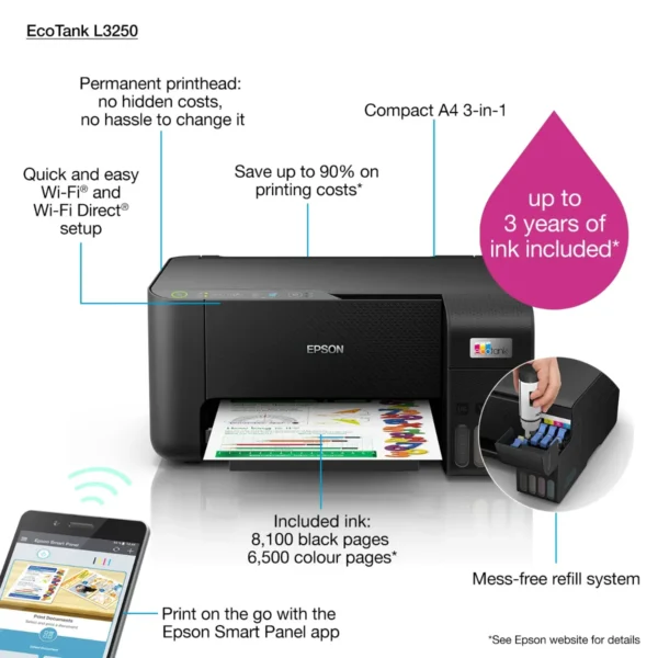 Epson l3210 printer 4INK